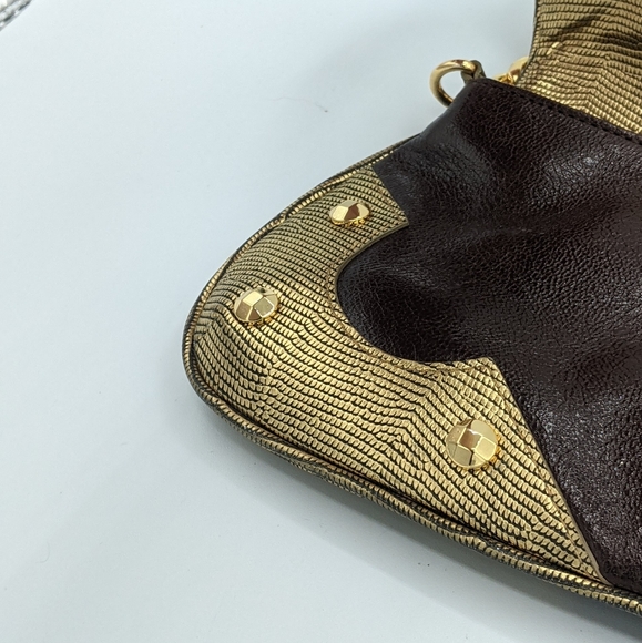 Michael Kors Vintage embossed Leather Clutch - Picture 5 of 12